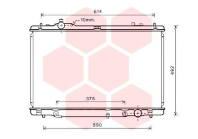 VAN WEZEL Radiators, Motora dzesēšanas sistēma 53002615